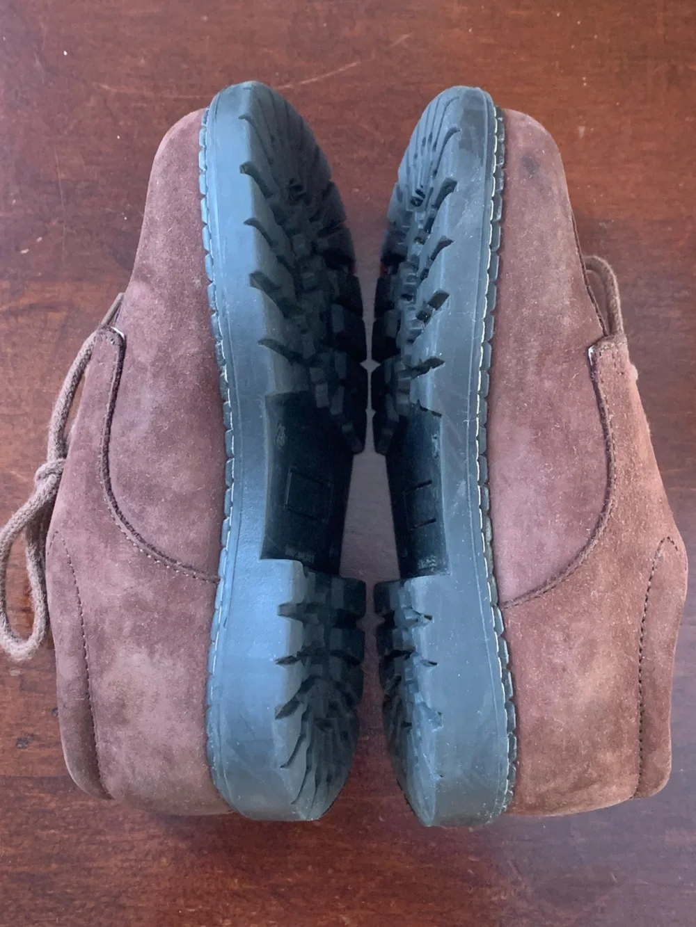 Vintage Tartine et Chocolat Toddler Brown Suede Lace-Up Casual Shoes